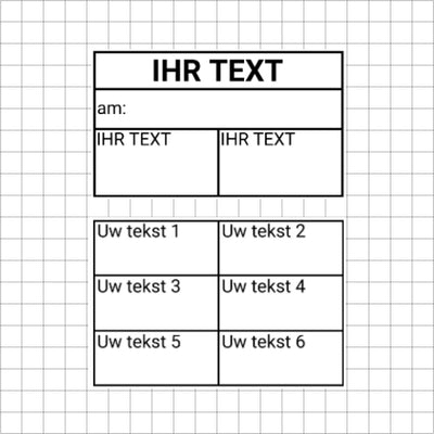 Kontierungsstempel ohne Datum - editierbar