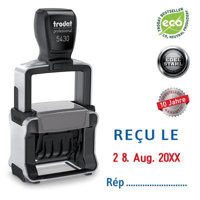 trodat-5430-datum-recu-le